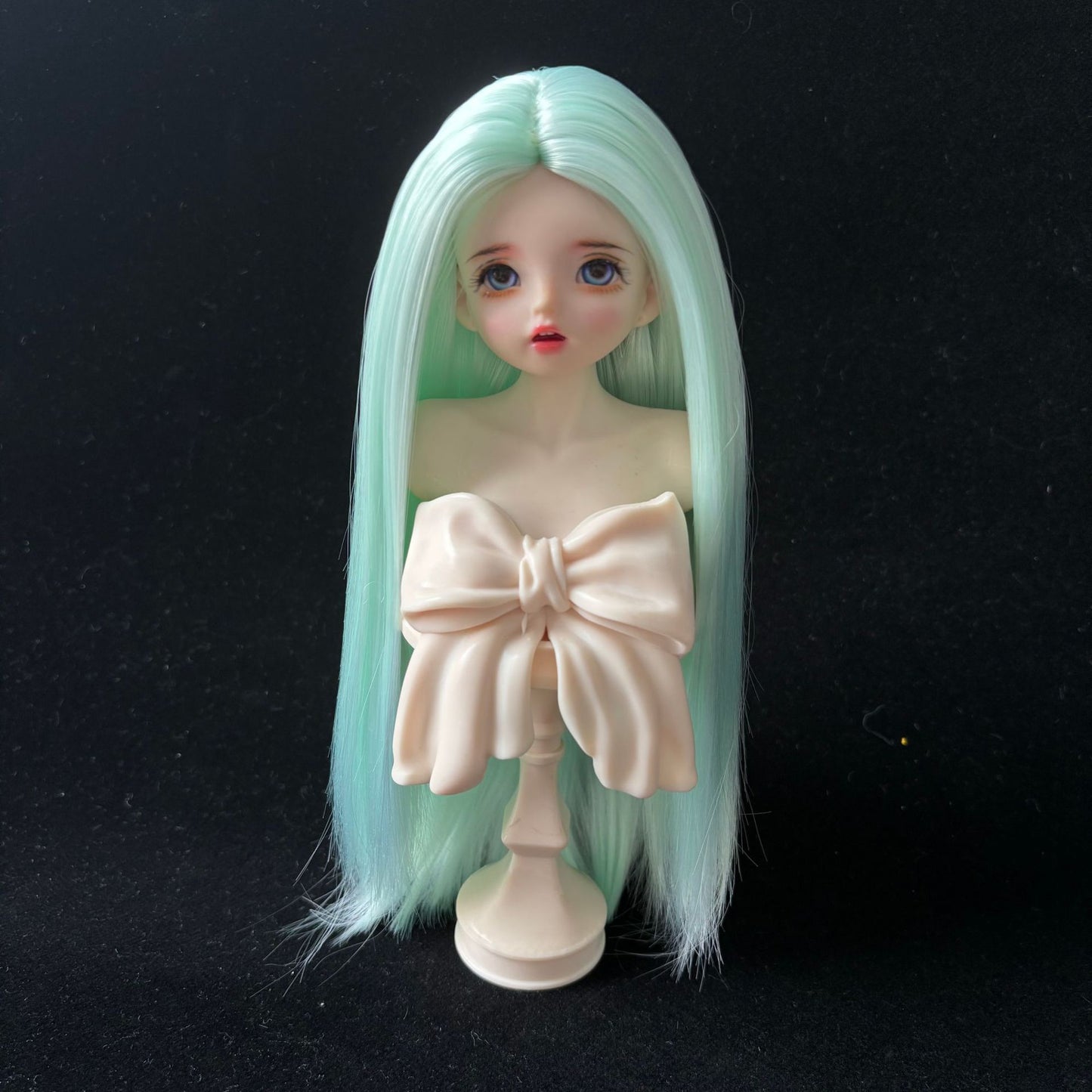 Silk Medium Long Straight Hair Dress Up Cos Wig