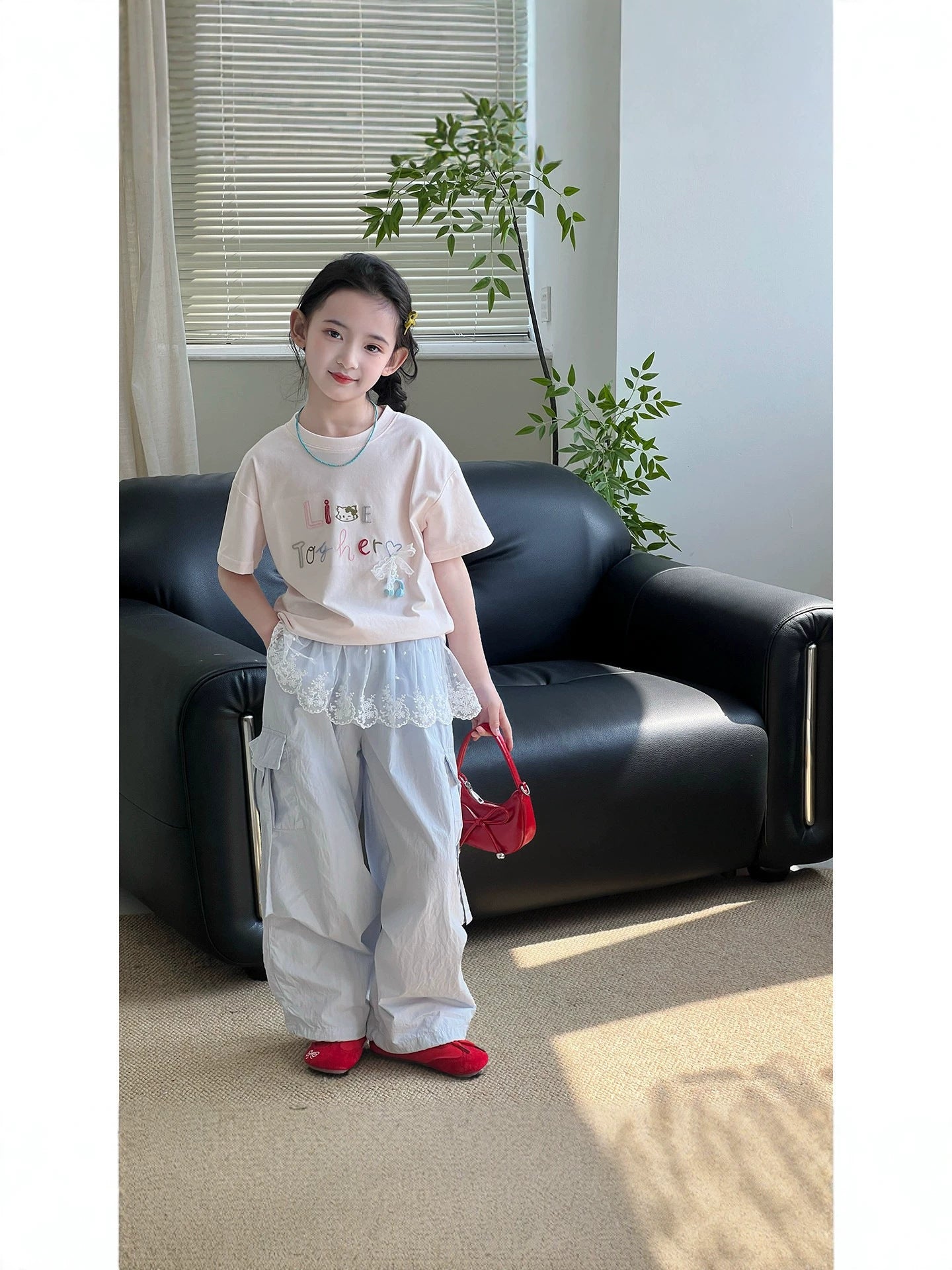 Overalls Summer Loose Casual Fashion Stitching Children's Pants
