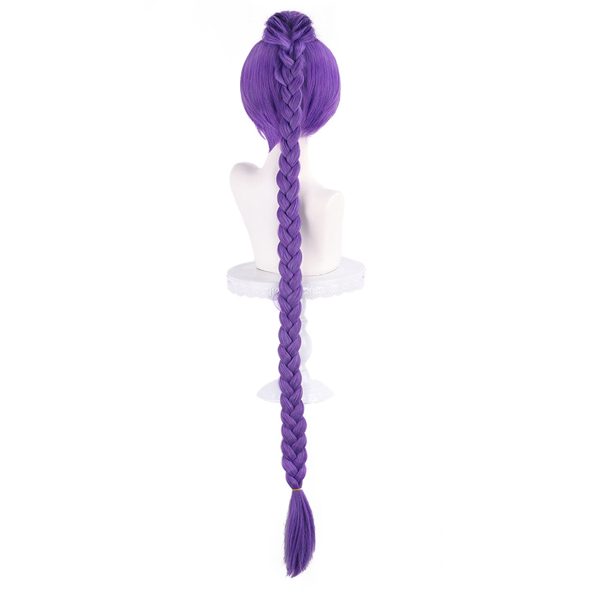 Split Tiger Clip Mixed Thick Purple Cos Wig