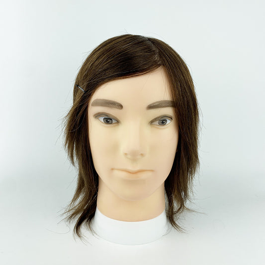 Men's Mannequin Head All Real Hair Haircut Practice Model Cutting Hot Other Wig