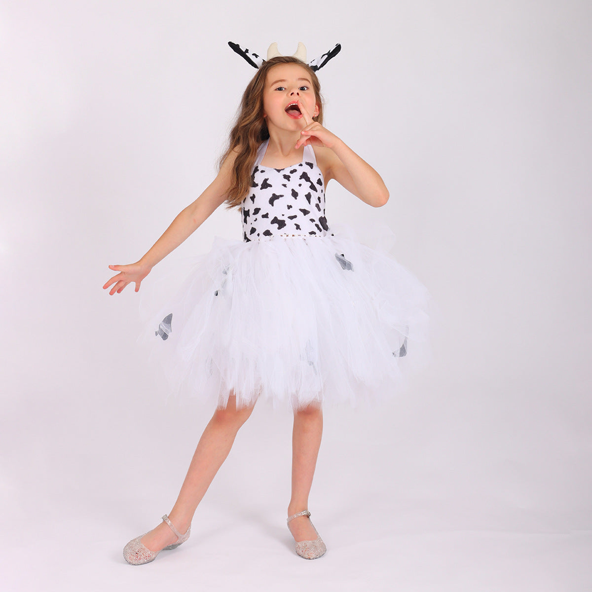 Forest Tiger Elk Leopard Cow Performance Costumes Animal Party Children's Dress