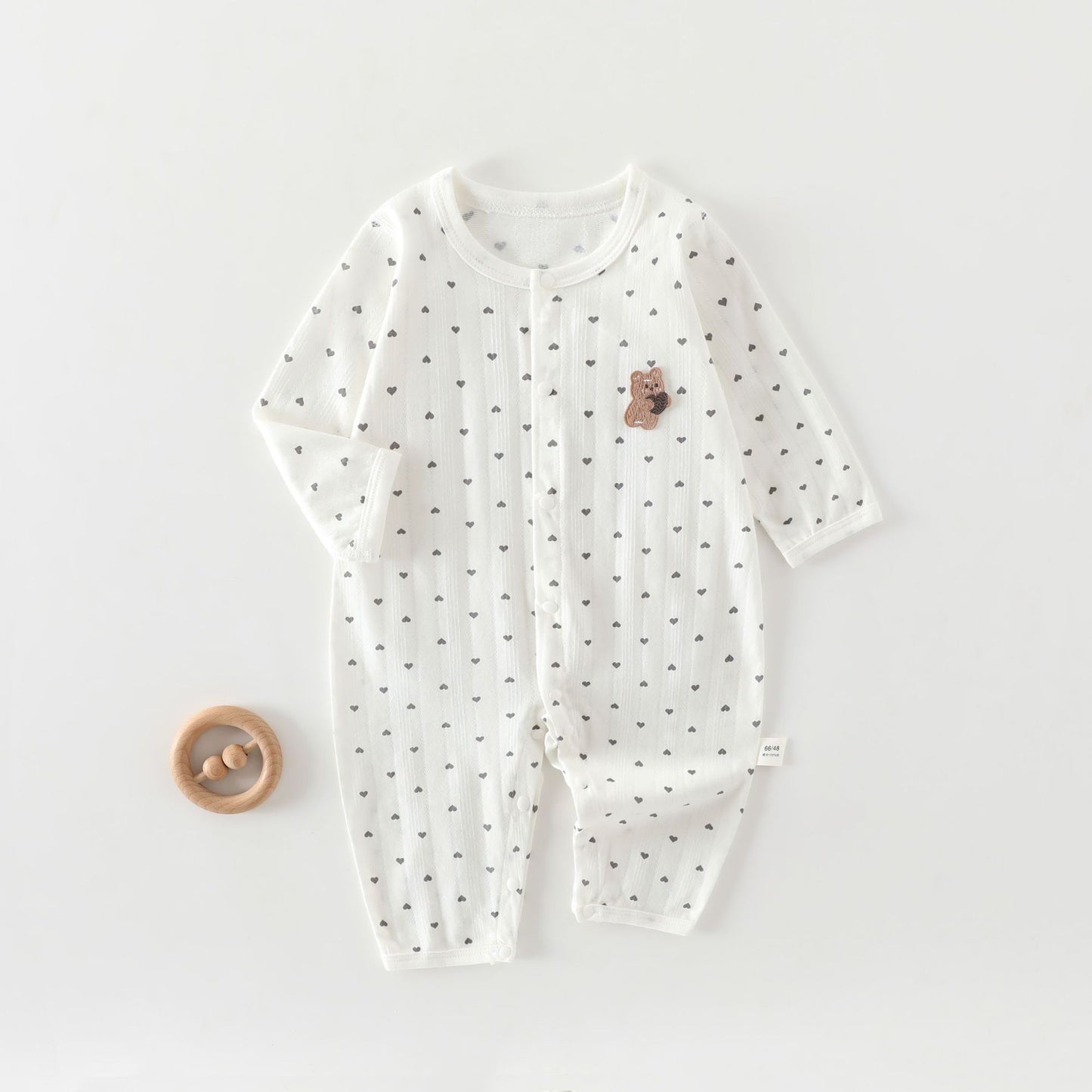 Jumpsuit Class Summer Thin Pure Cotton Closed Ha Born Jumpsuit, Climbing Suit