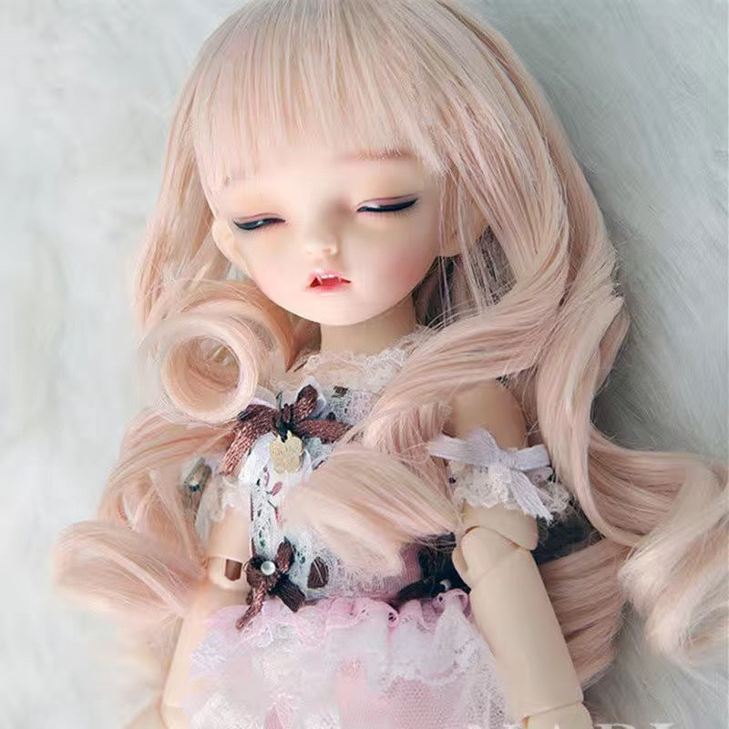 Ye Doll Female Bangs Hair Accessories Long Straight Wig