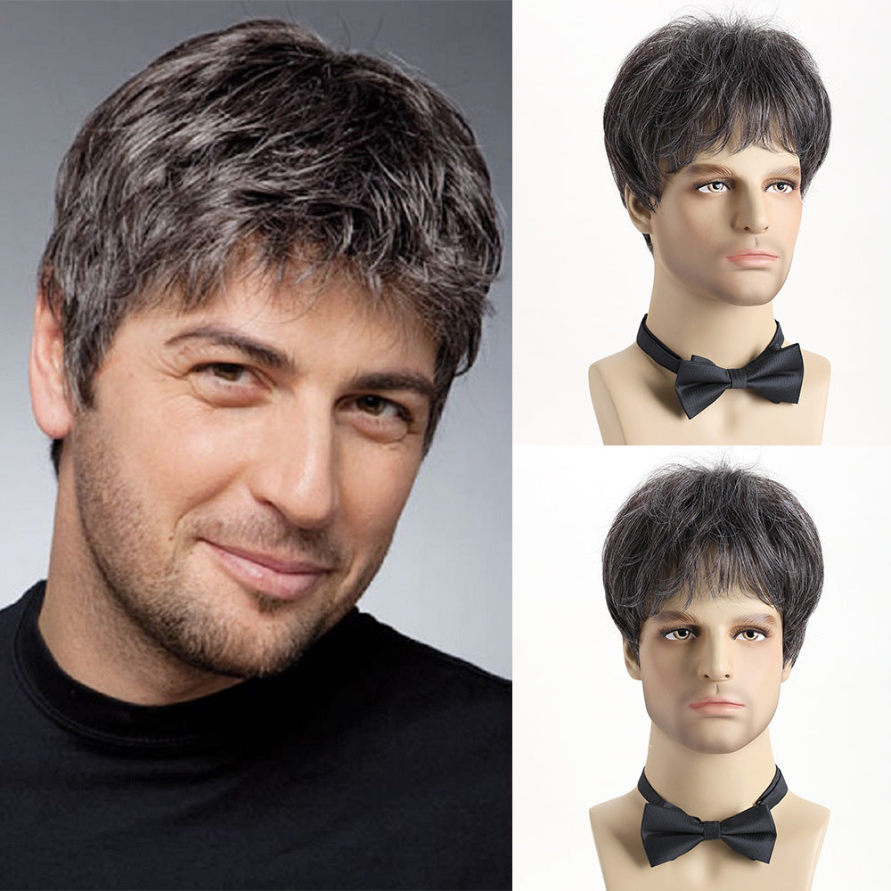 Men's Synthetic Wigs Fashion Short Hair Men's Wig
