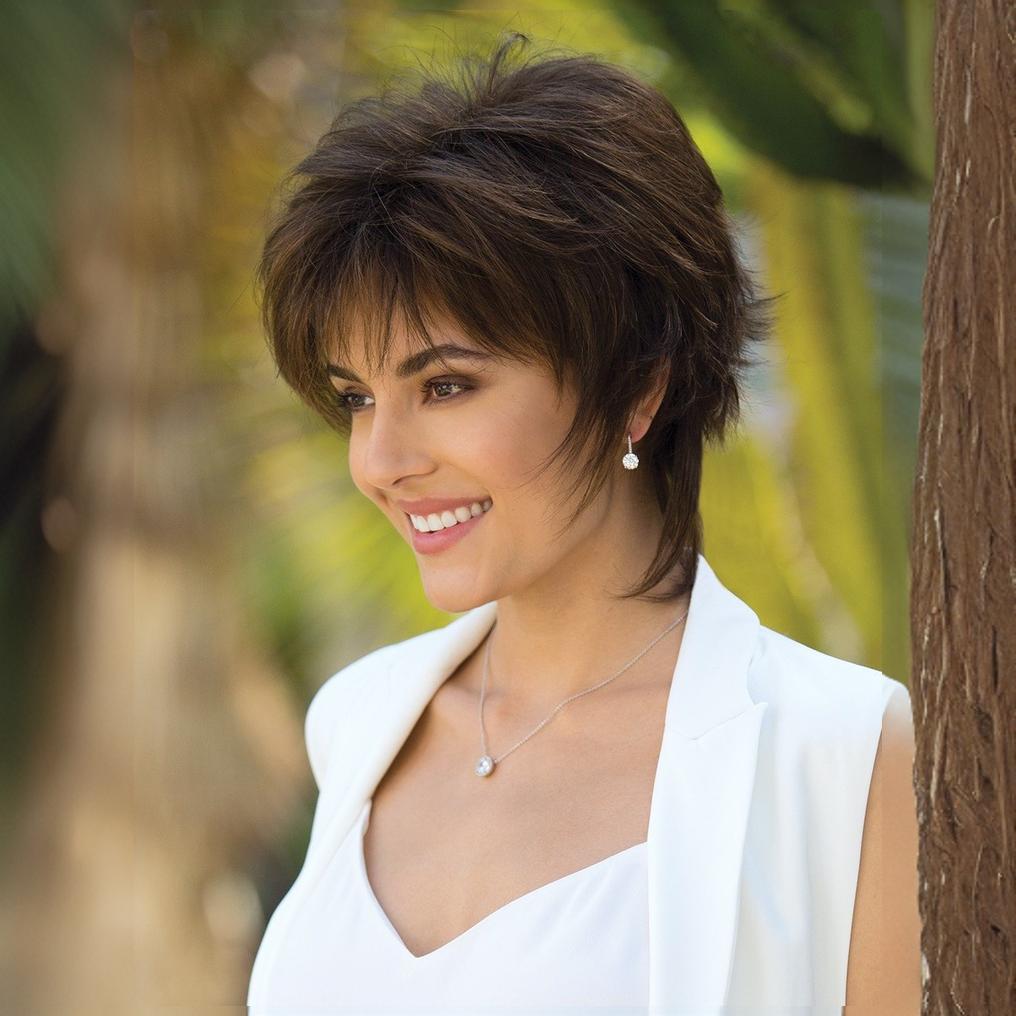 Classic Attractive Graceful Innovative Fluffy Female Wig Short Curly Hair