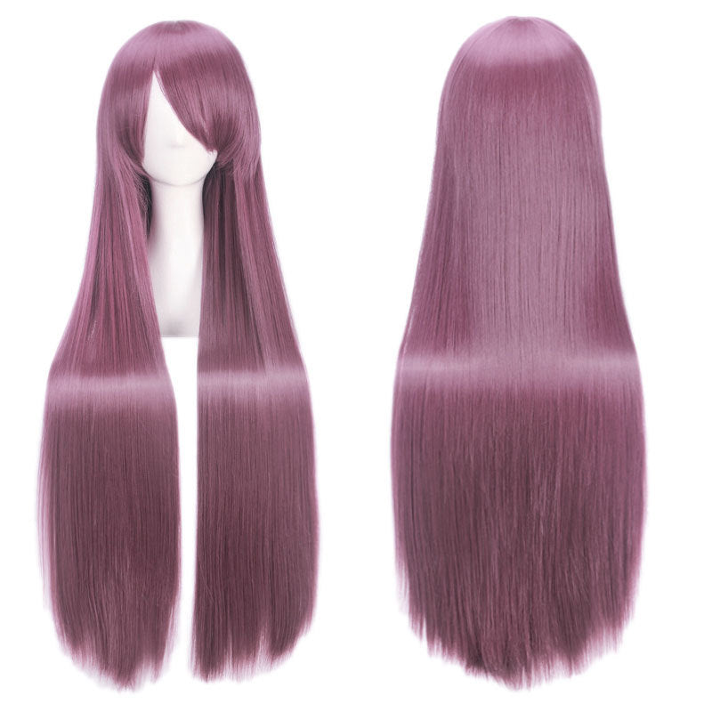 Classic Universal Color Hair Anime Fiber Long Straight Wig