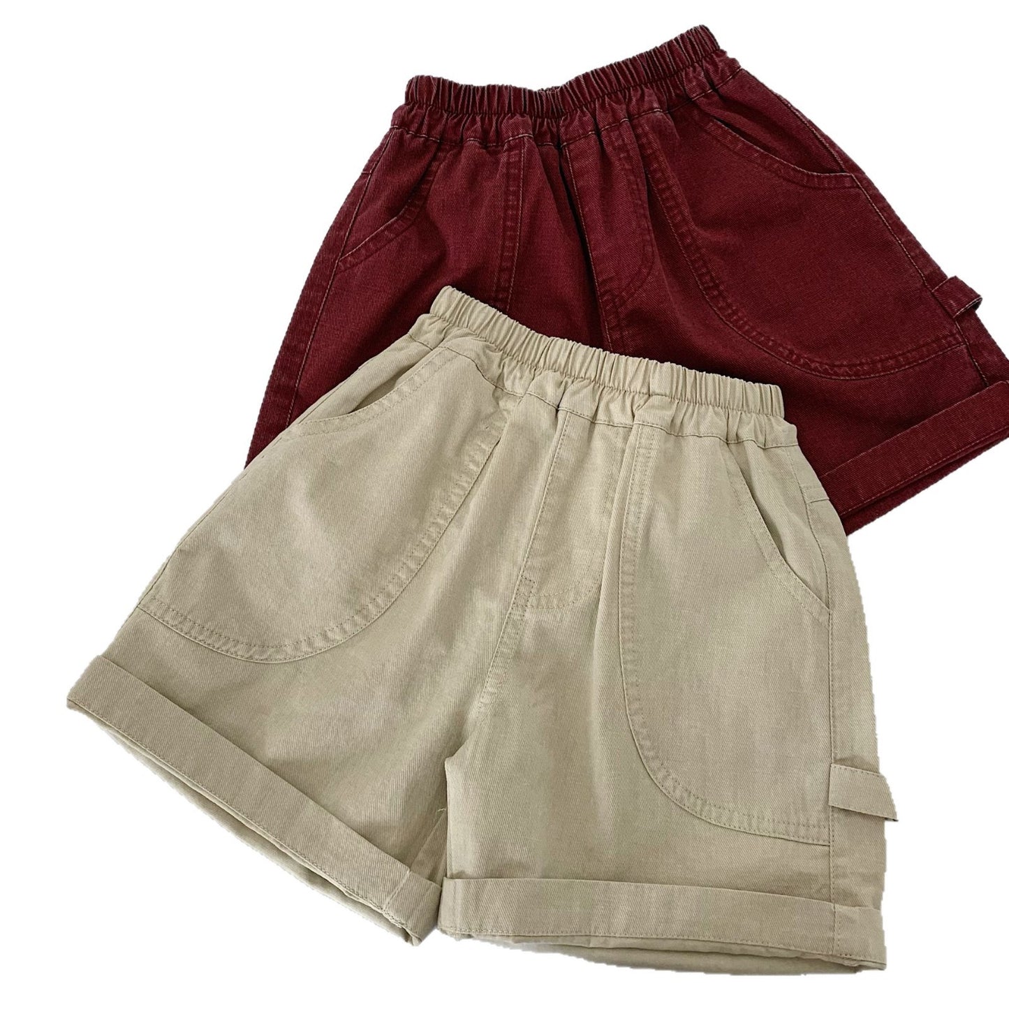 Children's Shorts Summer Korean Style Solid Color Children's Pants