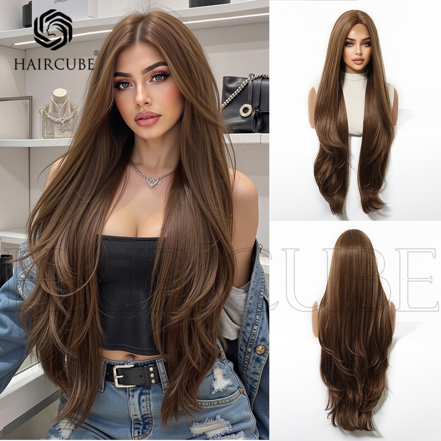 Women's Curly Headgear Party Music Festival Temperament Wig Long Curls