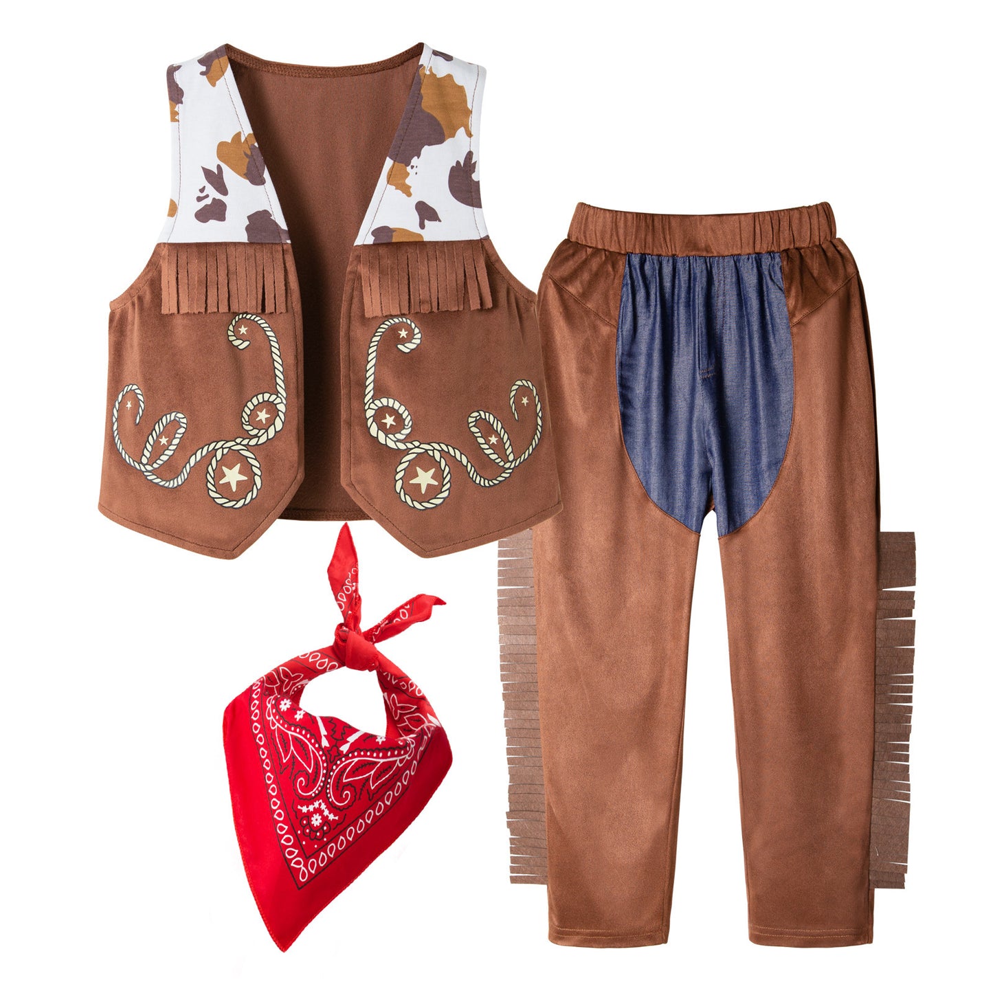 Children's Denim Holiday Clothes Boys Corner Performance Wear Vest Children's Suit