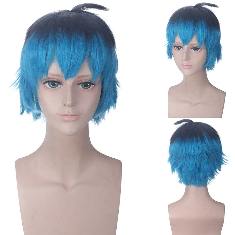 Lord Ladybug Black Cat Dark Blue Cos Wig