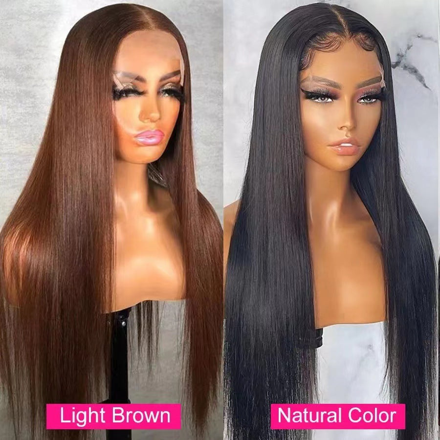 Women's Hair Lace Sheath Fiber Synthetic Wigs Long Straight Wig