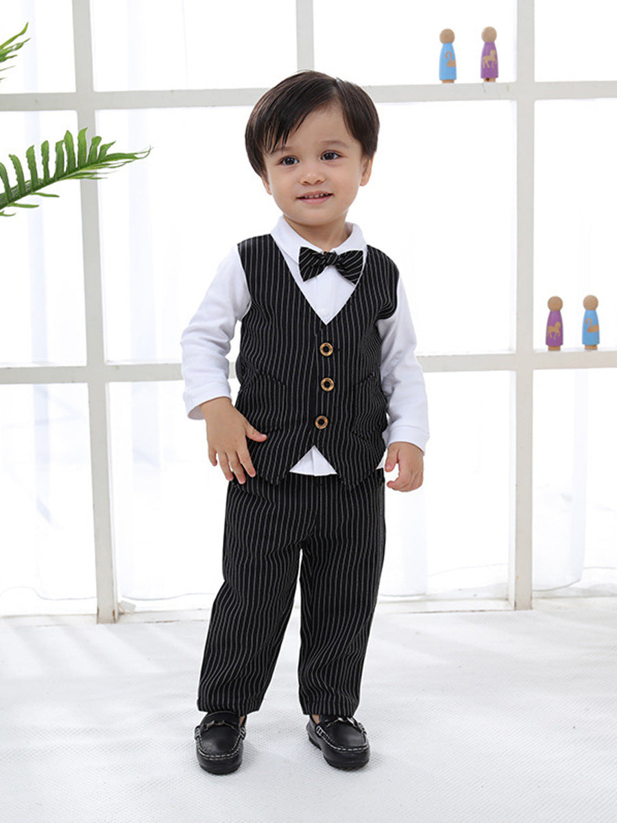 Children's Small Clothes One Month Old British Dress Children's Suit