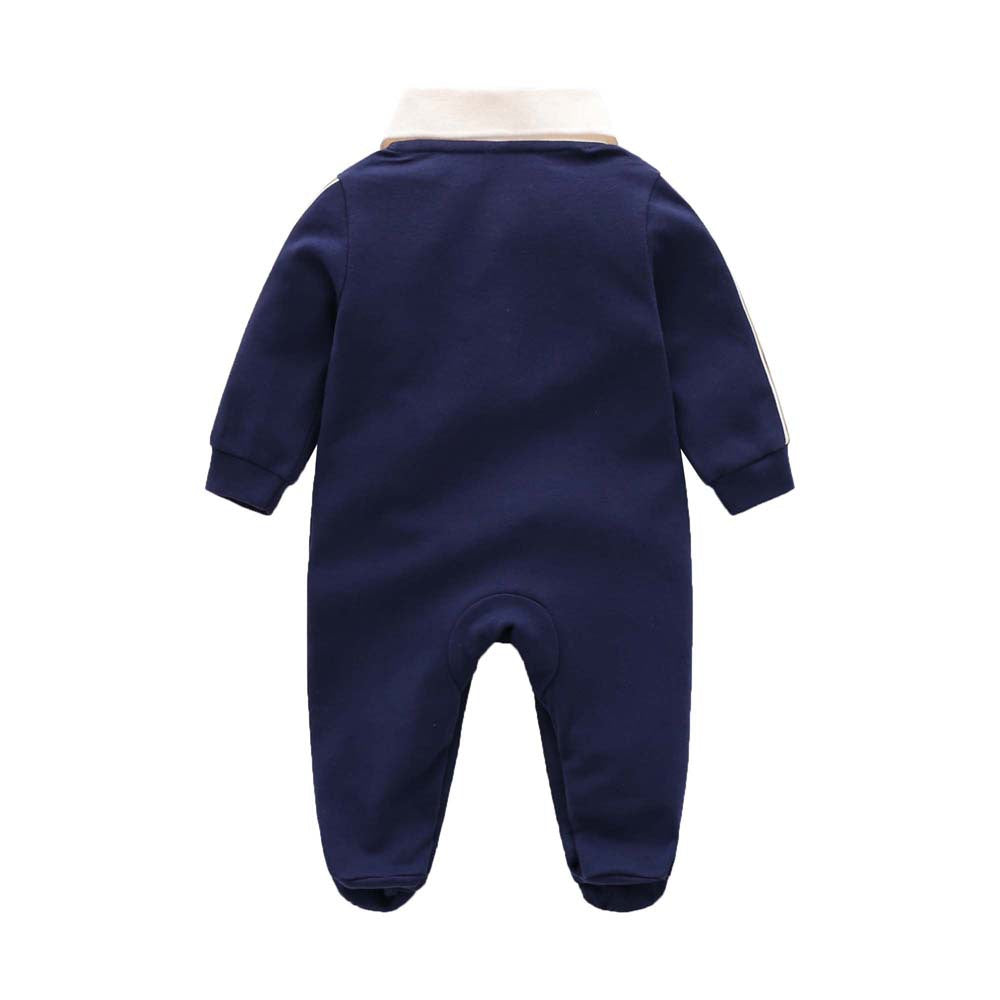 Wear Pure Cotton Rompers Handsome Born Boy Long Sleeve Romper Jumpsuit, Climbing Suit
