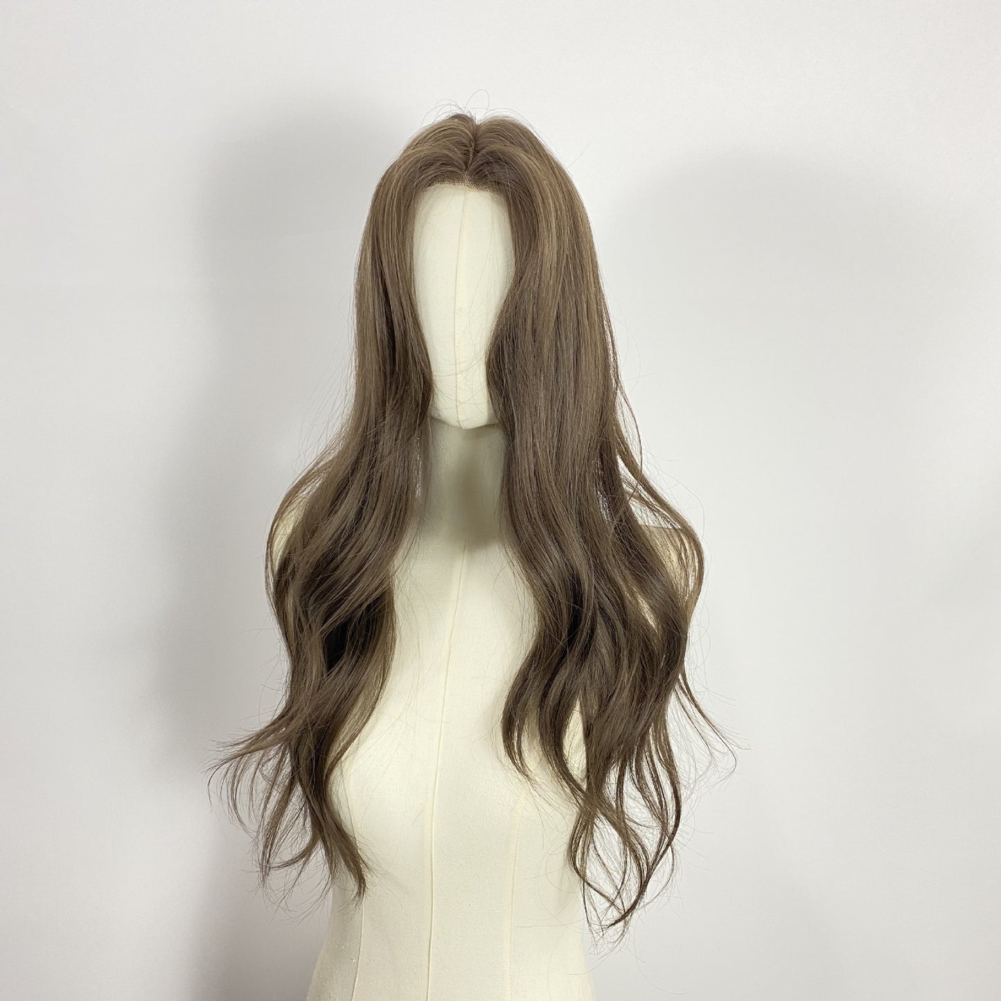 Front Lace Full Hair Type Gradient Black Head Long Straight Wig