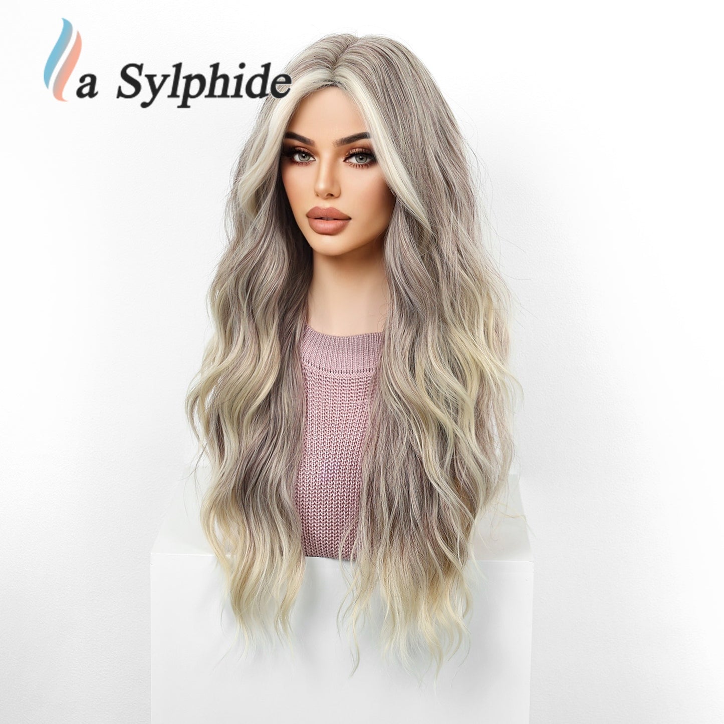 Female Bangs Roll Fiber Chemical Mechanism Wig Long Curls