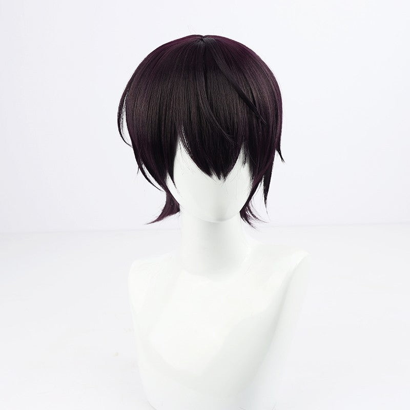 Man Rainbow Club Anchor Sword With Knife Also Simulation Scalp Cos Wig