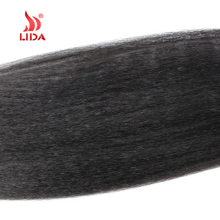 Creative Chemical Fiber Crochet Fluffy Hair Long Straight Wig