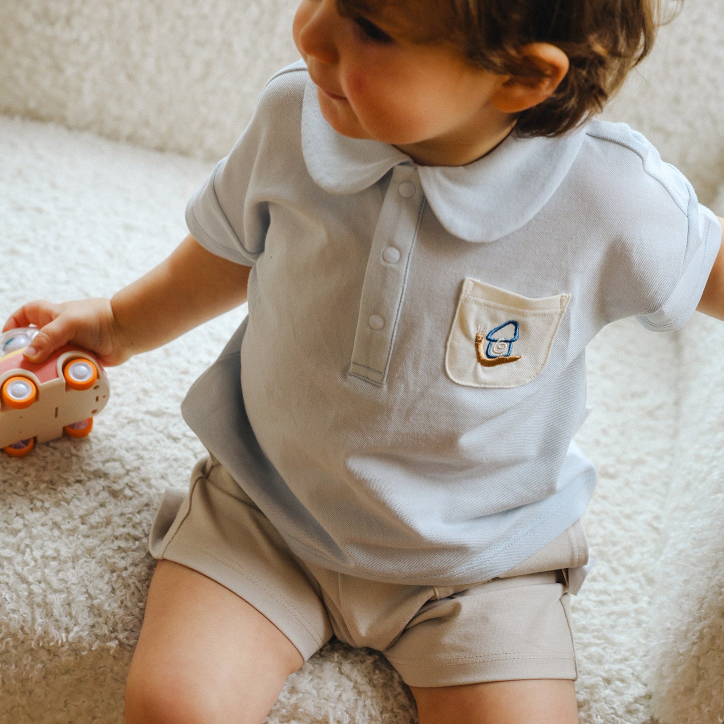 Children's Half Sleeve Top Nordic Style Boys Children's T-shirt