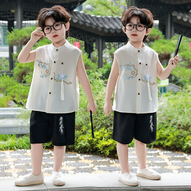 Children's High Sense Kindergarten Graduation Costume Tang Chinese Children's Suit