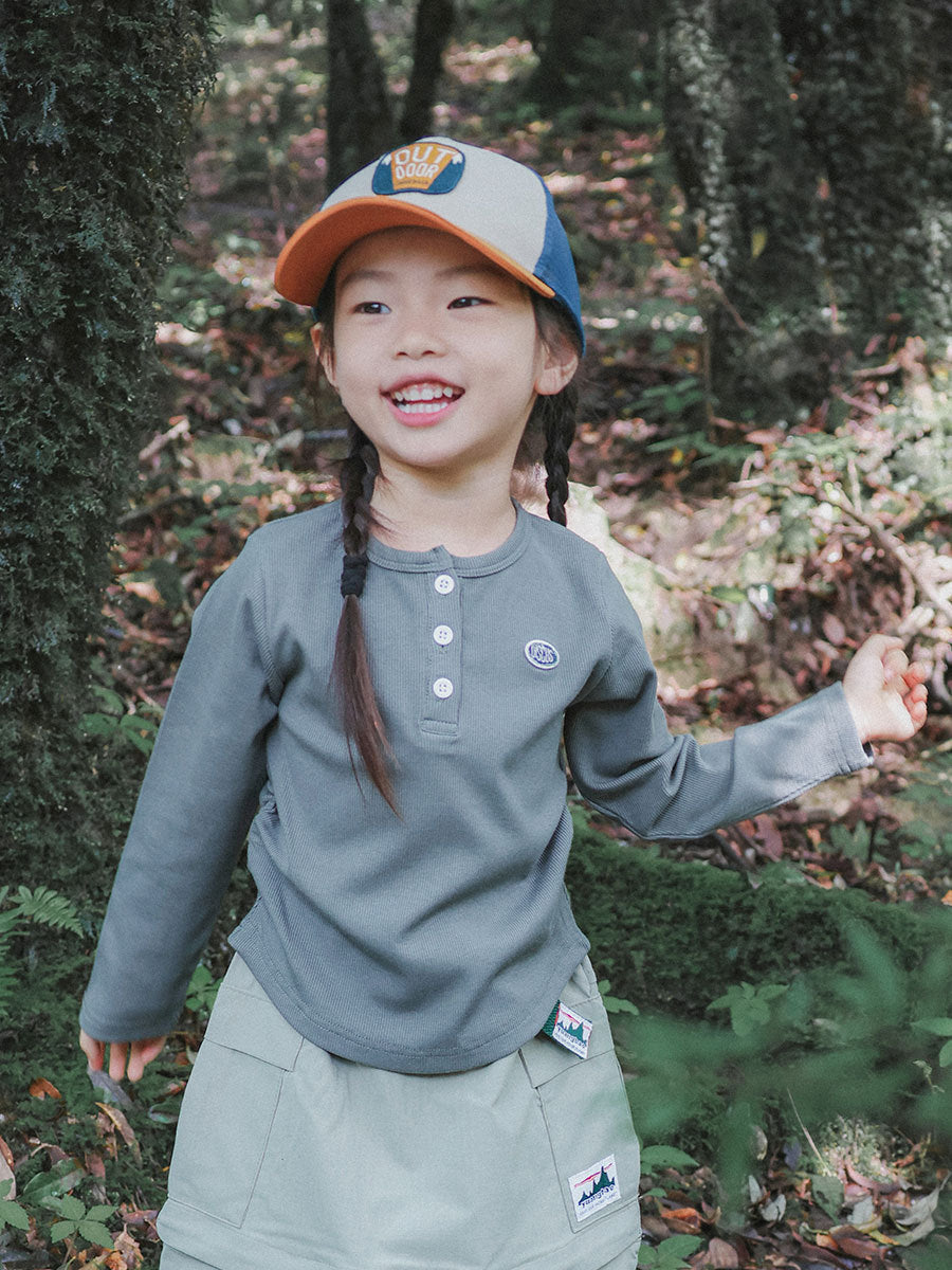 Children's Long-sleeved Spring Soft Breathable Versatile Slim Bottoming Children's T-shirt
