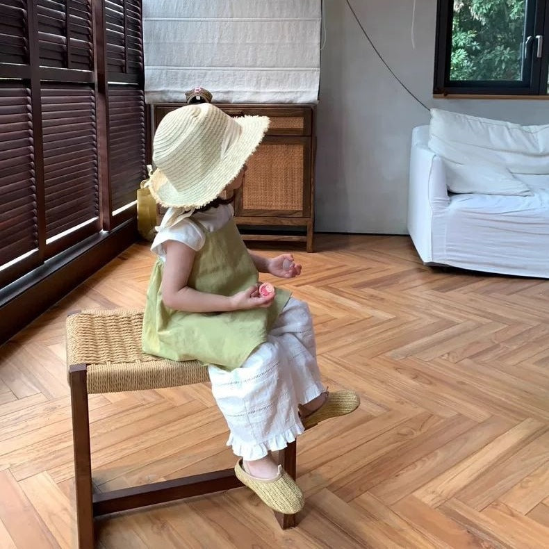 Children's Summer Korean Style Versatile Lace Fashionable Children's Pants