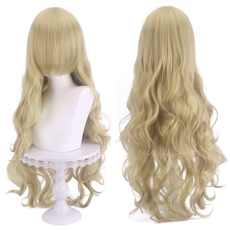 Curly Hair Universal High Quality Thickened Airy Curl Head Cover Cos Wig