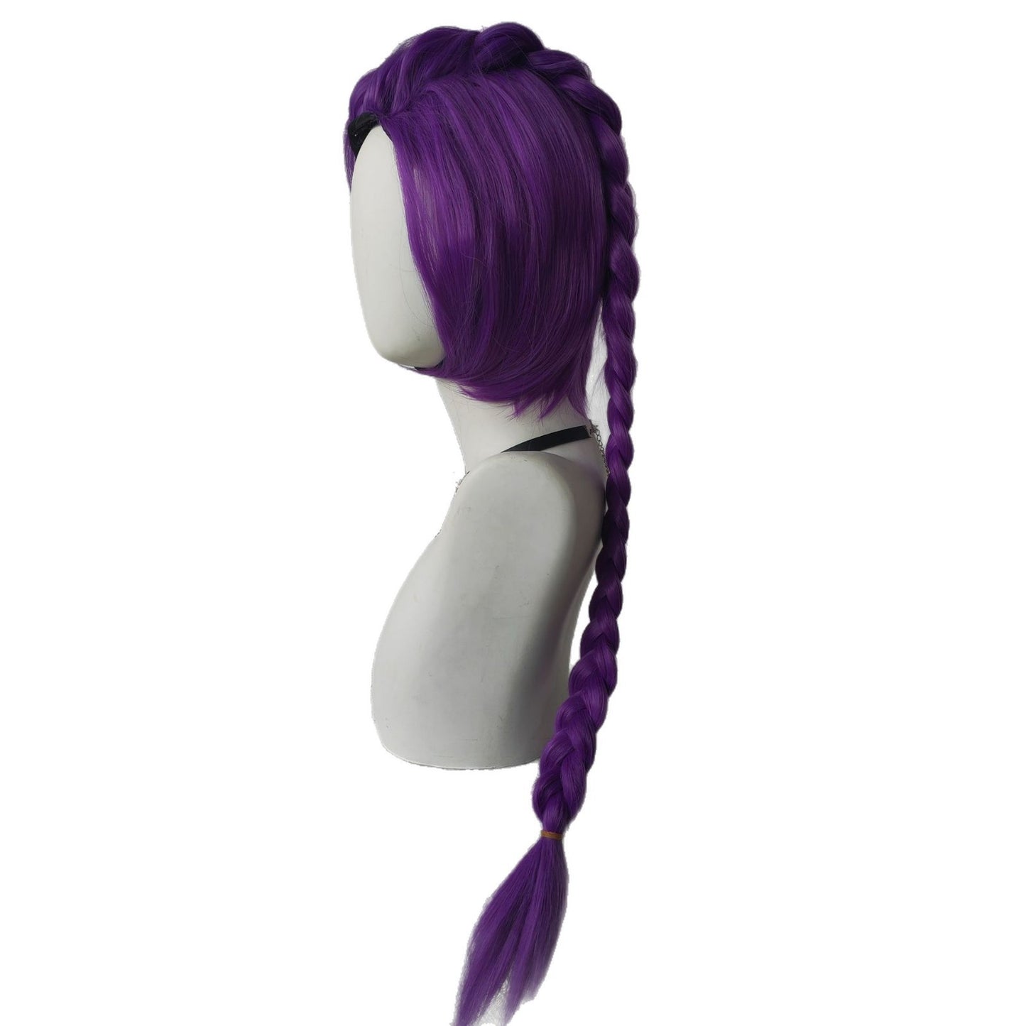 Children's Hunting Group Rumi Purple Headgear Style Plaits Cos Wig