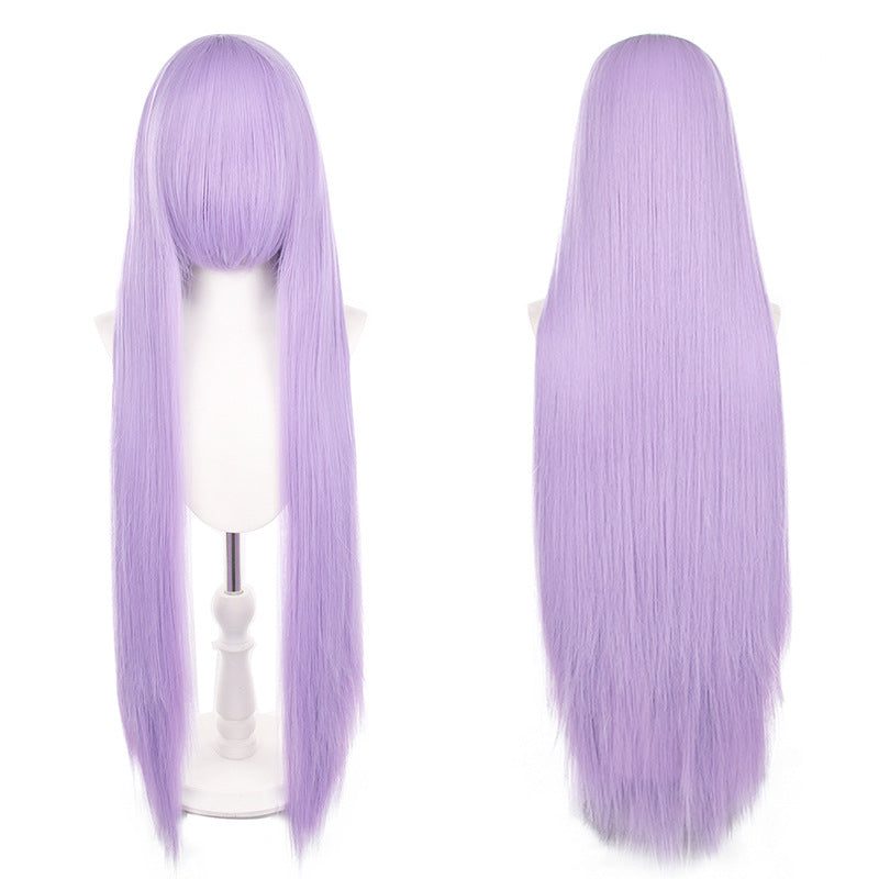 Mao Style Universal Scalp Head Long Bangs Cos Wig