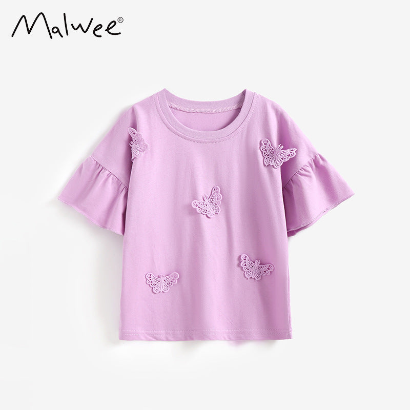Children's Summer Small Older Short Sleeve Fashion Children's T-shirt