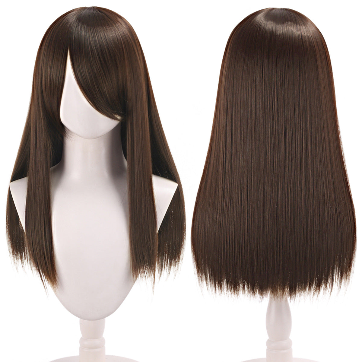 Lord Anime Fiber Rose Color Thickened Long Straight Hair Cos Wig
