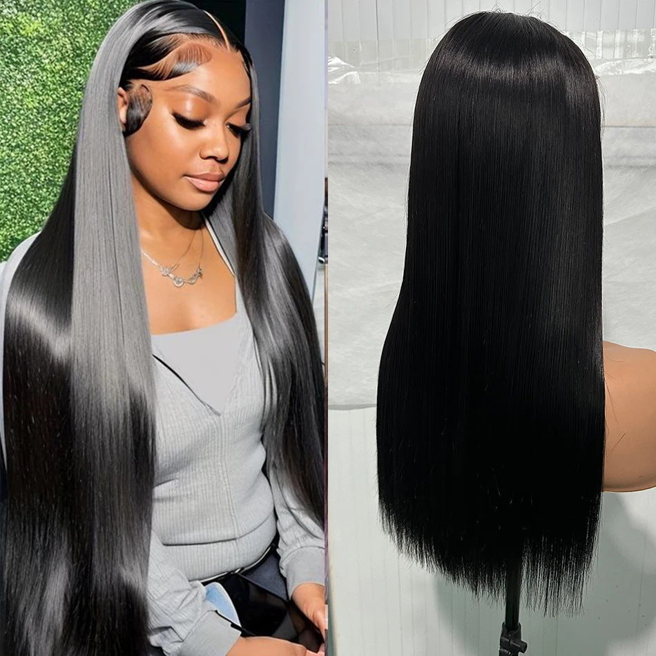 Sdd Frontal Double Drawn Straight Bob Real Hair Wig