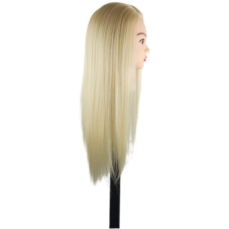 Model Head Braided Hair Practice Mannequin Hairdressing Cutting Other Wig
