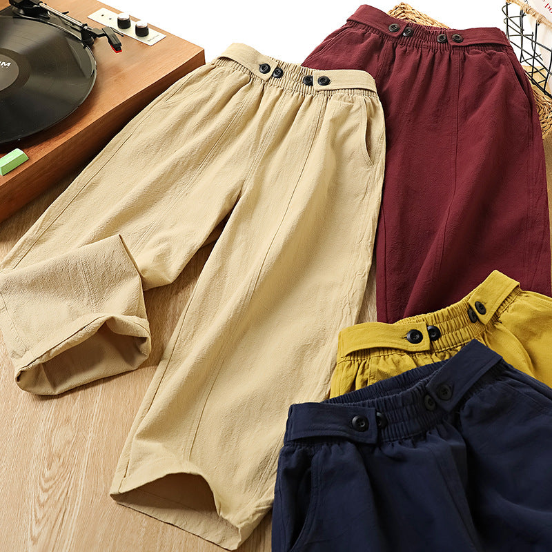 Children's Summer Thin Casual Breathable Anti Mosquito Medium Children's Pants