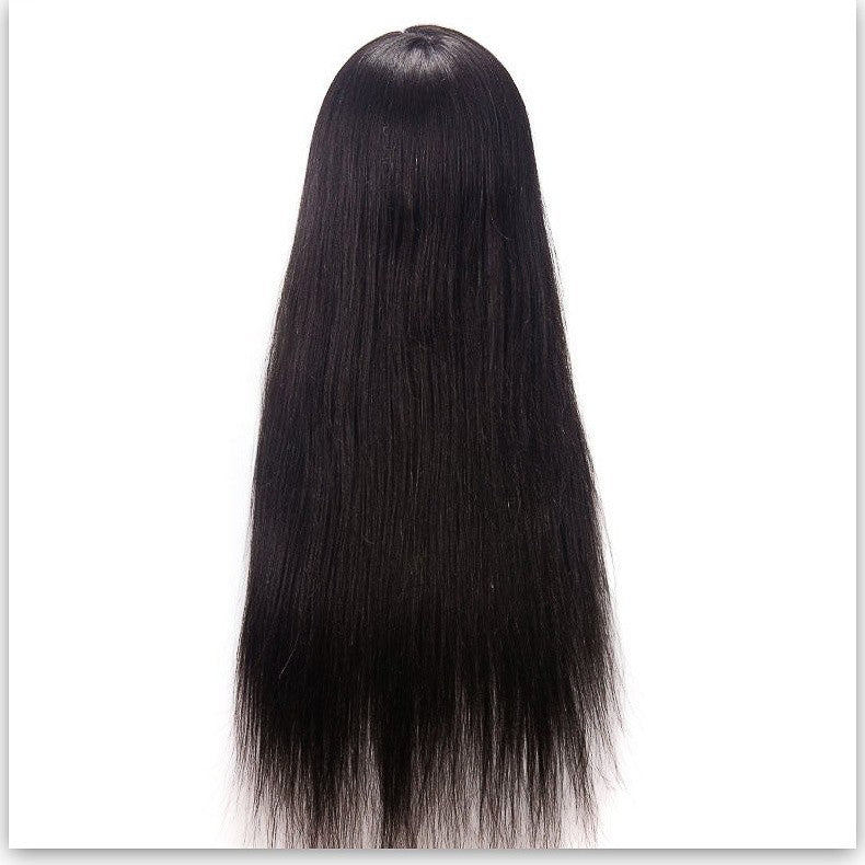 Mock Mannequin Head Braided Makeup Practice Real Hair Wig
