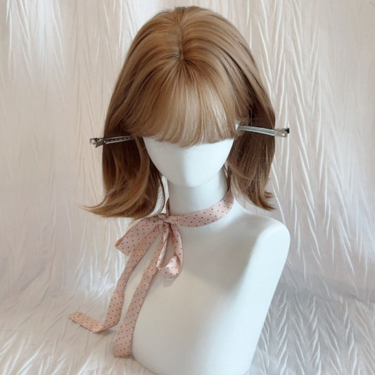 Female Valgus Champagne Younger Fashion Korean Wig Short Curly Hair