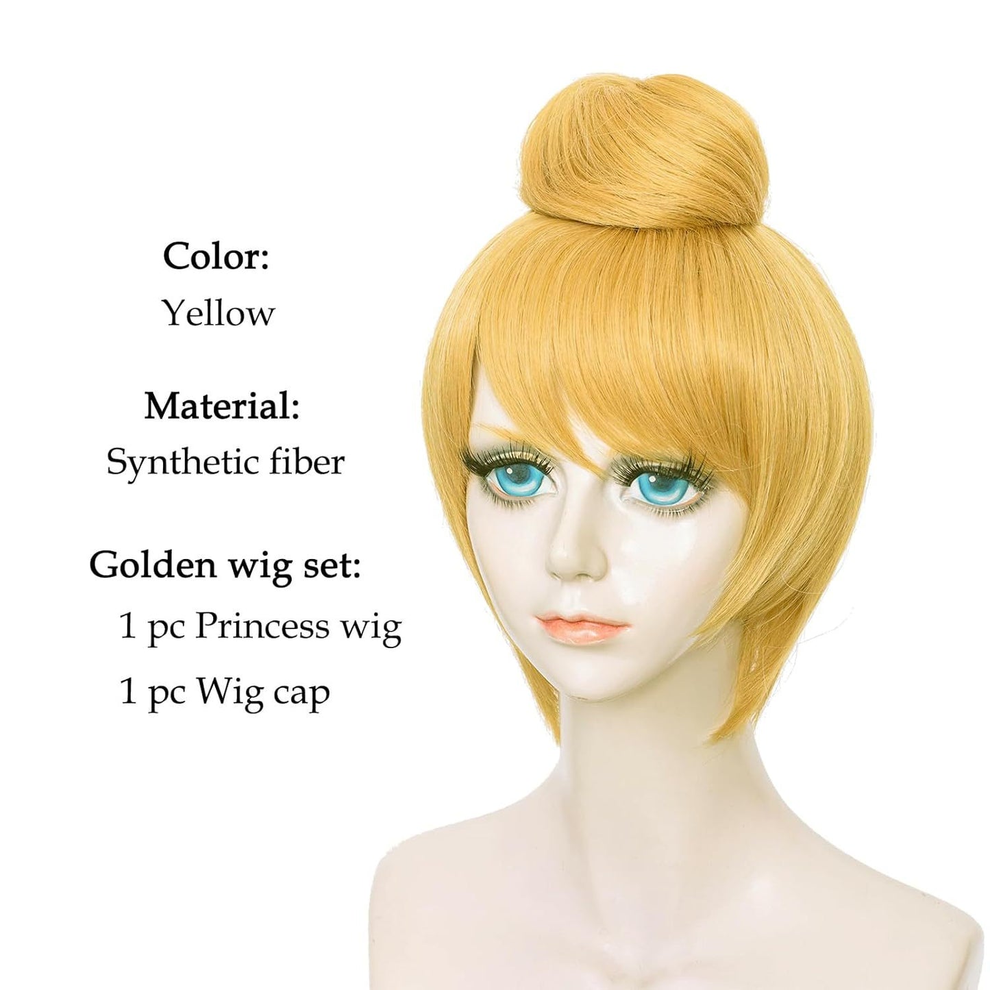 Princess Wonderful Fairy Tinker Bell Modeling Cos Wig