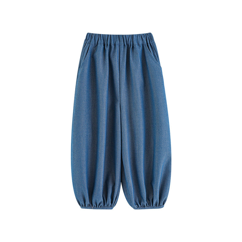 Children's Smooth Legs Light Bloomers Summer Cool Children's Pants