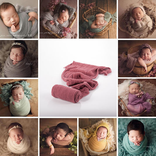 Wrap Props Blanket Double-sided Veet Background Fabric Born Children's Suit