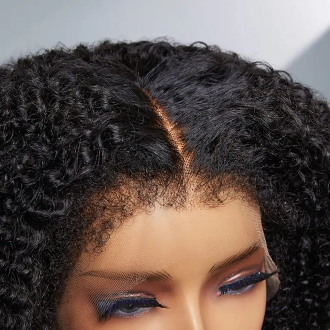 Edges Hairline Lace Front Wigs Human Wig Long Curls