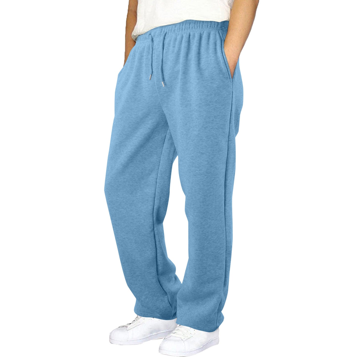 Children's Medium Big Elastic Waistband Drawstring Loose Wide Children's Pants