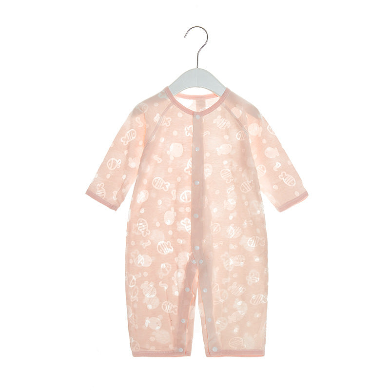 Summer Born Clothes Thin One Month Old Jumpsuit, Climbing Suit