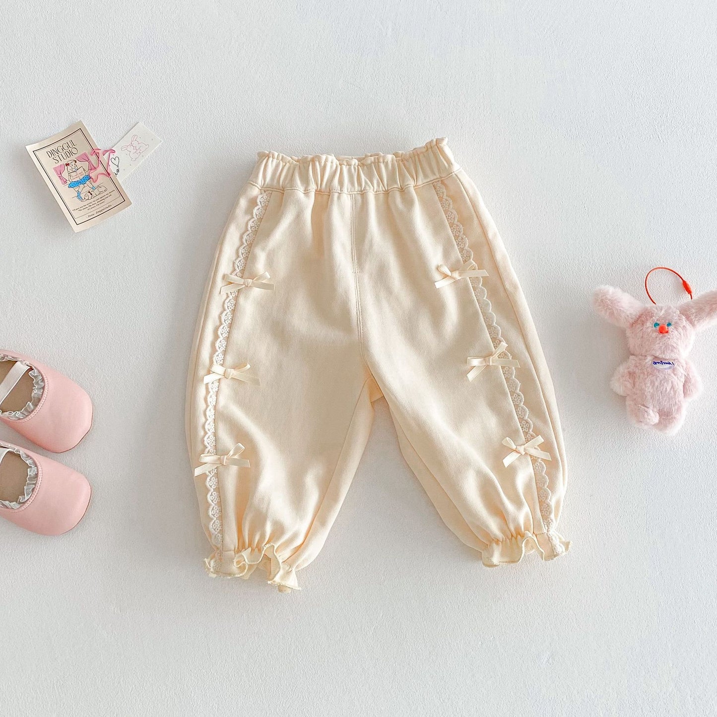 Children's Bloomers Small Left Right Spring Clothes Bow Children's Pants