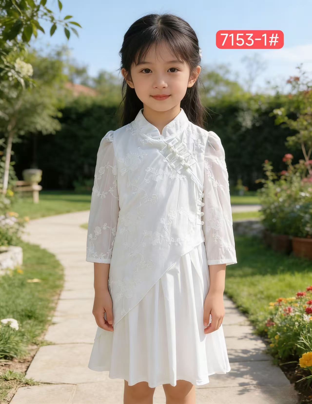 Yunnan White Body Summer Princess Clothing Children's Dress