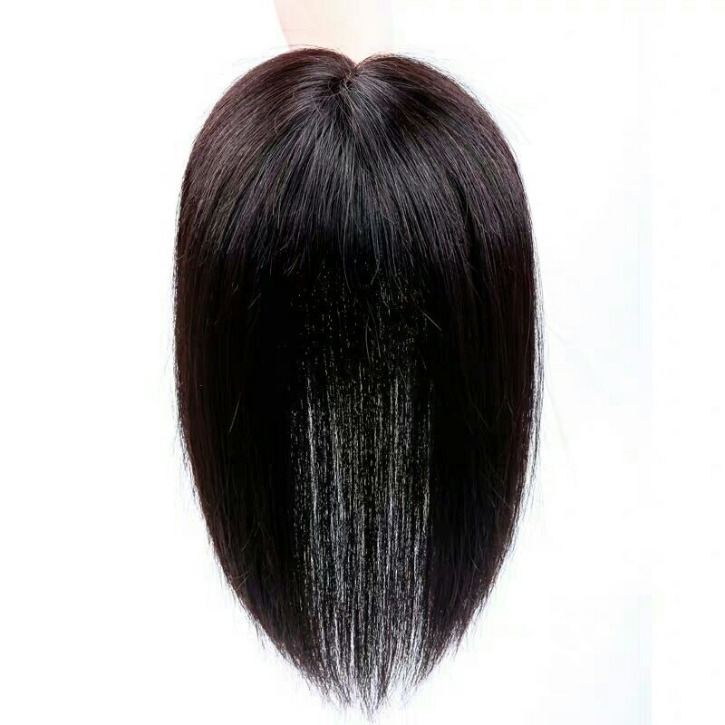 Women's Delivery Needle Real Human Increase Volume Natural Seamless Supplementing Wig