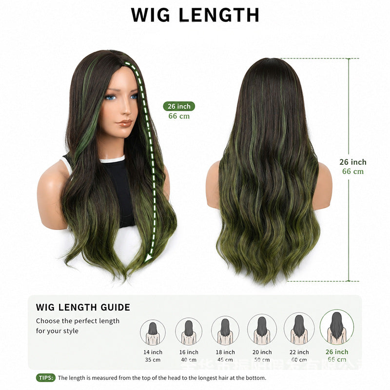 Hot Big Wave Curly Hair Matte Silk White Wig Long Curls