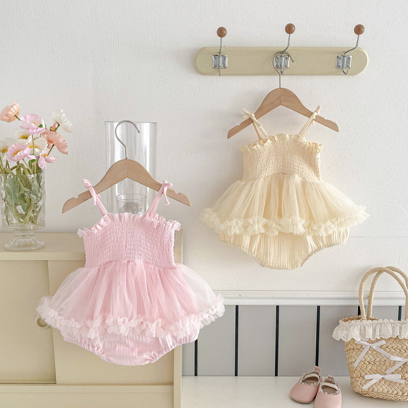 Clothes For Babies Dress One-piece Sweet Jumpsuit, Climbing Suit