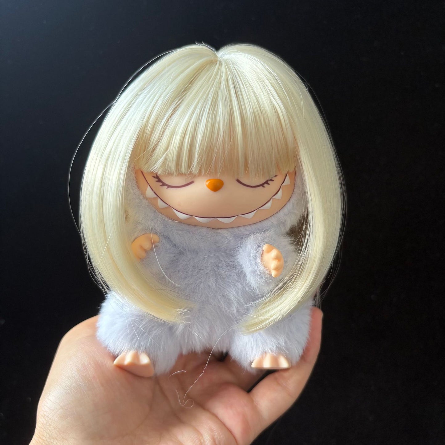 Soft Silk Automobiles Curtain Cloth Sheath Cute Cos Wig