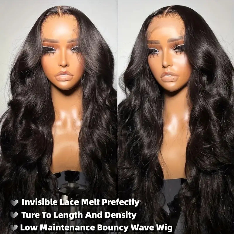 Women's Lace Medium Large Wave Curly Hair Natural Wig Long Curls