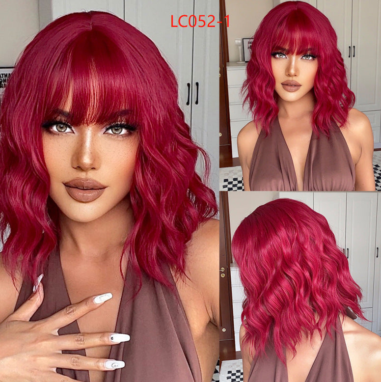 Casual Female Fashion Type Age Reduction Wig Short Curly Hair