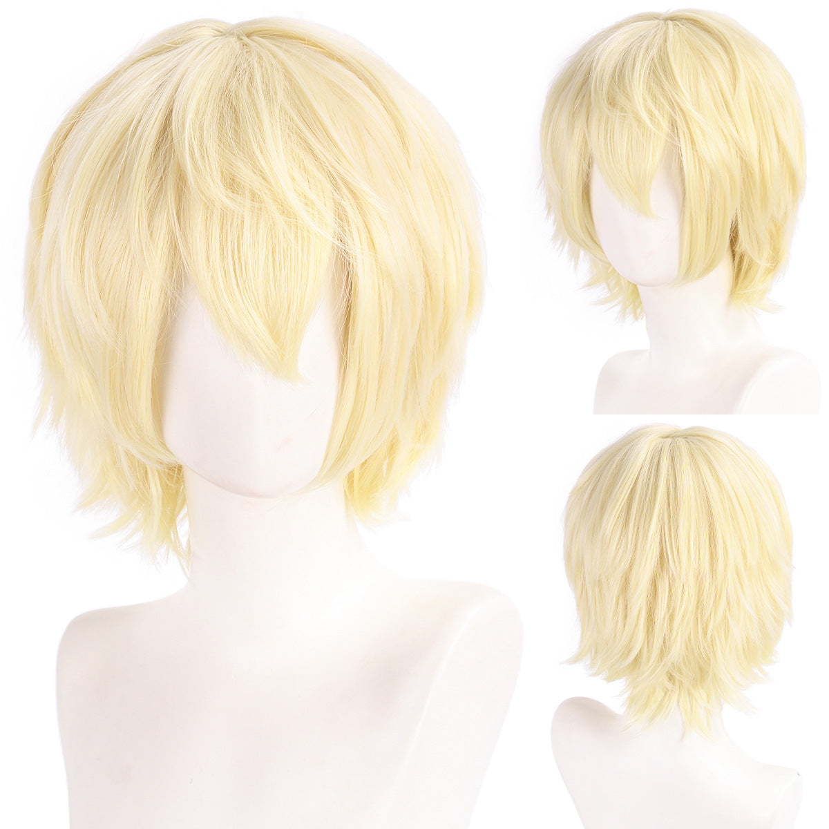 Short Hair Closing Face Top Optional Mao Style Cos Wig